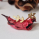 HASU Gioielli Laboratorio Orafo Salerno - GOLDEN LEAVES - Orecchini argento 925 placcati oro - 1