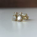 HASU Gioielli Laboratorio Orafo Salerno - Orecchini Punto Luce Argento 925 e Zirconi - 2
